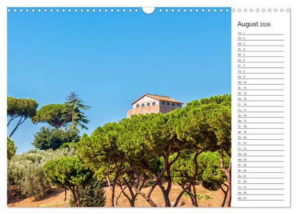 Produktbild: ROM - Ein Spaziergang durch die Geschichte (Wandkalender 2026 DIN A3 quer), CALVENDO Monatskalender