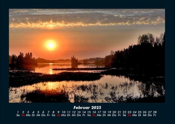 Produktbild: Die Seen der Erde 2025 Fotokalender DIN A4
