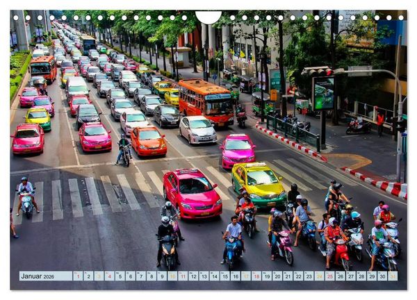 Produktbild: Bangkok - K&ouml;nigreich Thailand (Wandkalender 2026 DIN A4 quer), CALVENDO Monatskalender