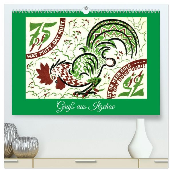 Produktbild: Gru&szlig; aus Itzehoe (hochwertiger Premium Wandkalender 2026 DIN A2 quer), Kunstdruck in Hochglanz