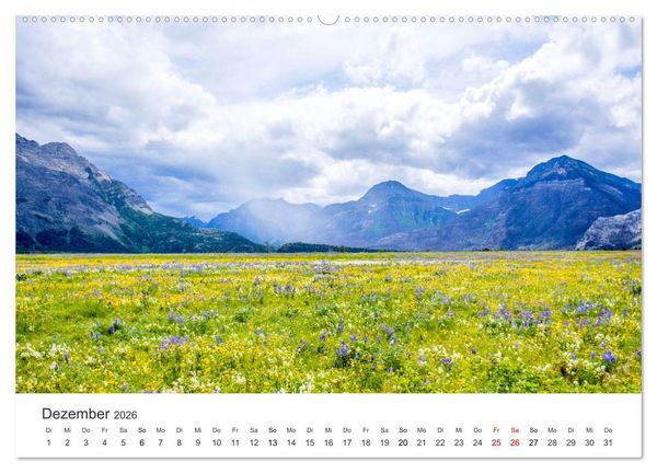 Produktbild: Die sch&ouml;nsten Blumenwiesen der Welt (hochwertiger Premium Wandkalender 2026 DIN A2 quer), Kunstdruck in Hochglanz