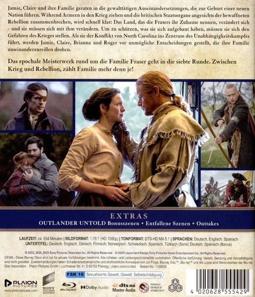 Produktbild: Outlander - Season 7 [6 BRs]