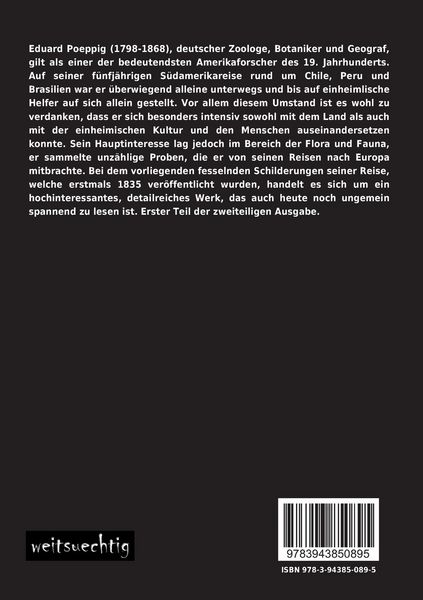 Produktbild: Reise in Chile, Peru und auf dem Amazonenstrome, w&auml;hrend der Jahre 1827-1832
