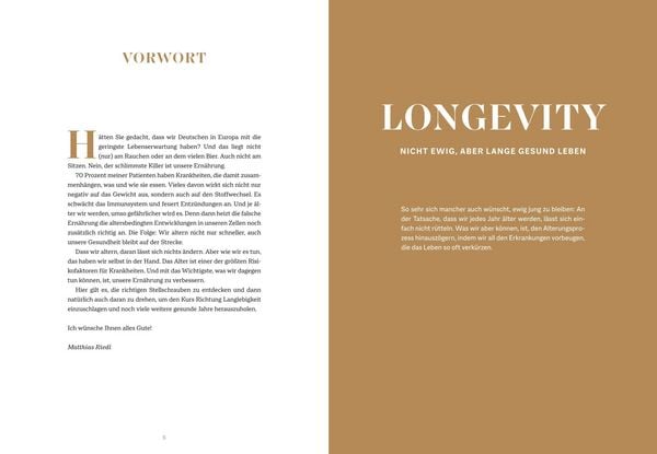 Die Longevity-Food-Formel