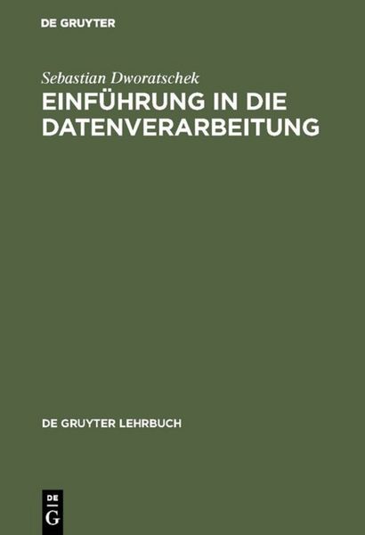 Produktbild: Einf&uuml;hrung in die Datenverarbeitung