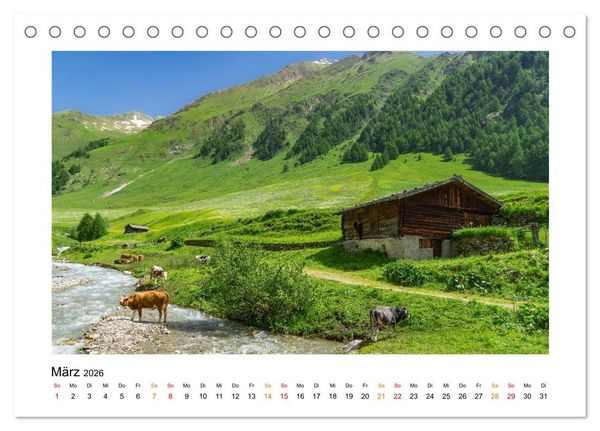 Produktbild: S&uuml;dtirol - Traumhafte Berge und Seen im Norden Italiens (Tischkalender 2026 DIN A5 quer), CALVENDO Monatskalender