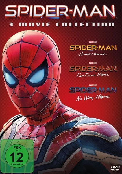 Spider-Man - Homecoming, Far From Home, No Way Home - HOME BUNDLE 3-DVD-Set [3 DVDs]