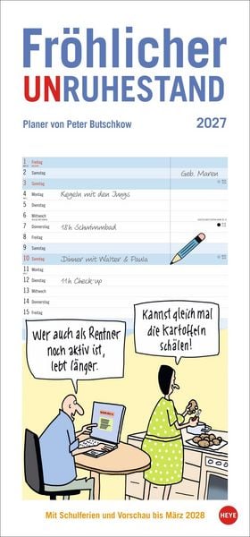 Produktbild: Peter Butschkow: Fr&ouml;hlicher Unruhestand Planer 2027