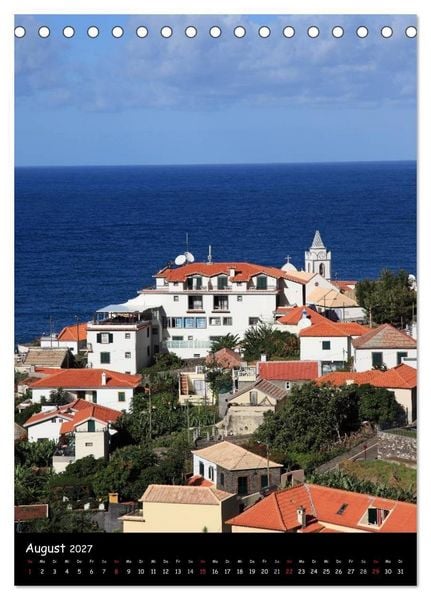 Produktbild: MADEIRA (Tischkalender 2027 DIN A5 hoch), CALVENDO Monatskalender