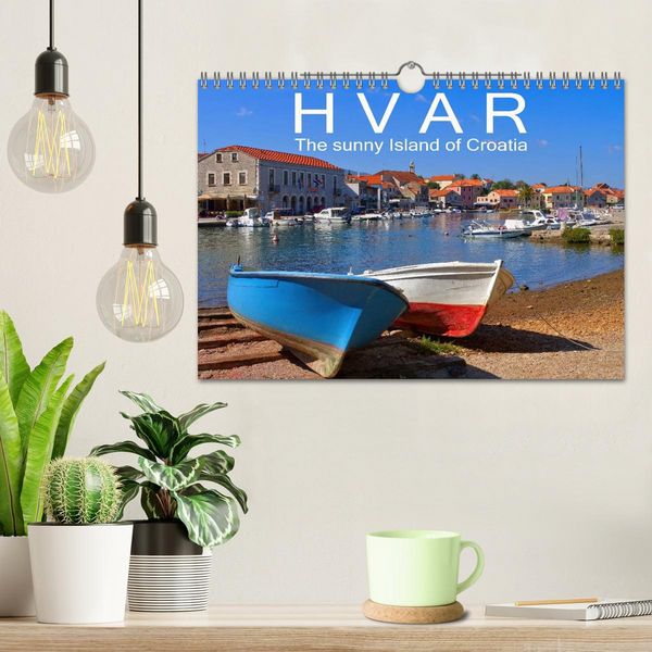 Produktbild: Hvar The sunny Island of Croatia (Wall Calendar 2026 DIN A4 landscape), CALVENDO 12 Month Wall Calendar