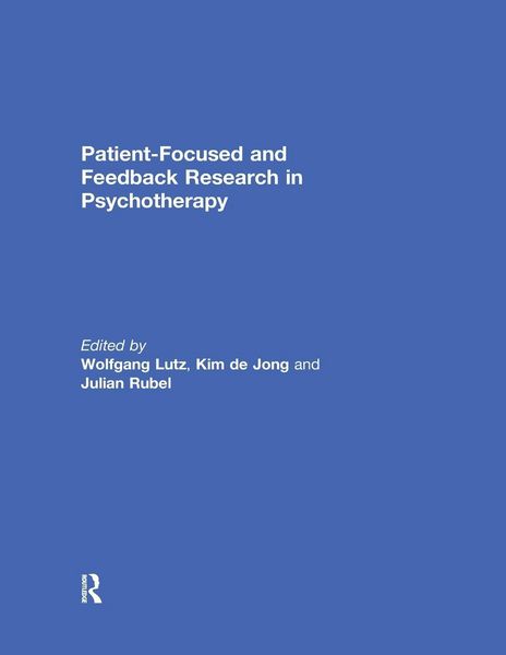 Produktbild: Patient-Focused and Feedback Research in Psychotherapy