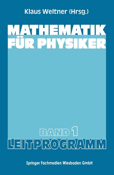 Produktbild: Mathematik f&uuml;r Physiker