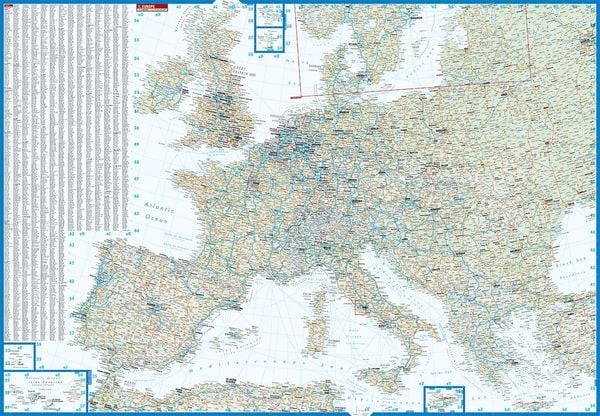 Produktbild: Europa 1 : 4 000 000
