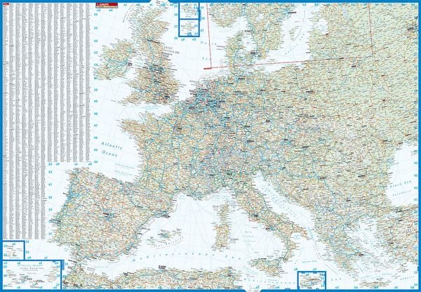 Produktbild: Europe, Europa, Borch Map