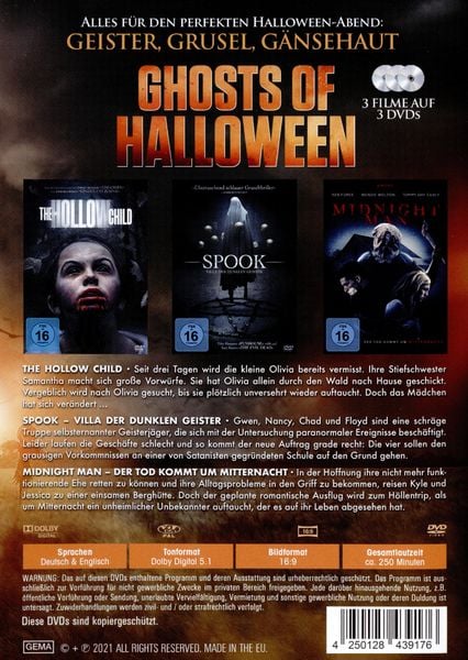 Produktbild: Ghosts of Halloween [3 DVDs]