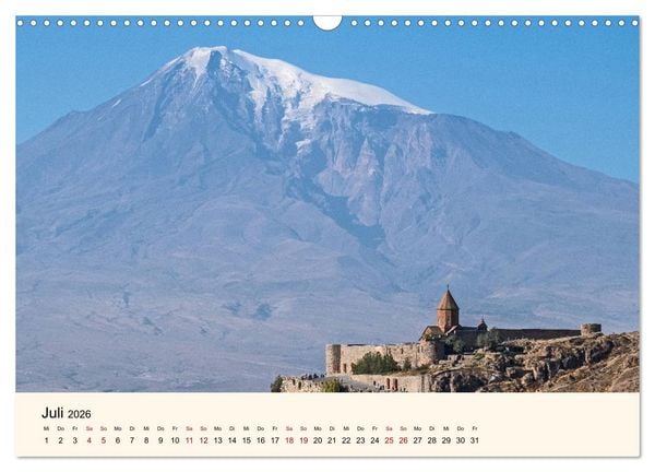 Produktbild: Der Kaukasus - Entdeckungen zwischen Asien und Europa (Wandkalender 2026 DIN A3 quer), CALVENDO Monatskalender