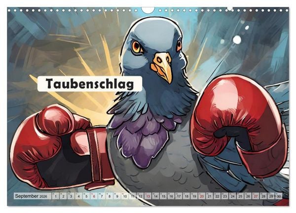 Produktbild: Wortw&ouml;rtlich - Tierische Spr&uuml;che (Wandkalender 2026 DIN A3 quer), CALVENDO Monatskalender