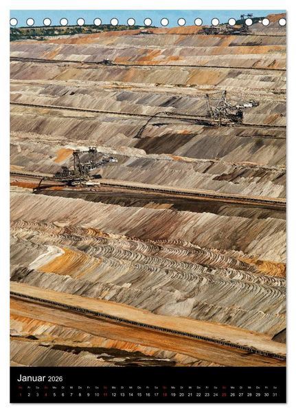 Produktbild: Der Tagebau Hambach (Tischkalender 2026 DIN A5 hoch), CALVENDO Monatskalender