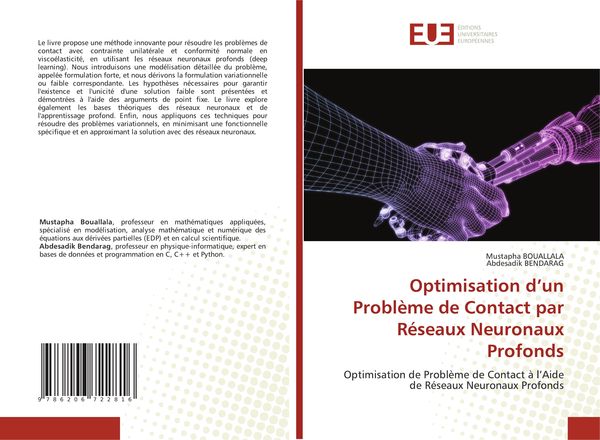 Produktbild: Optimisation d'un Probl&egrave;me de Contact par R&eacute;seaux Neuronaux Profonds