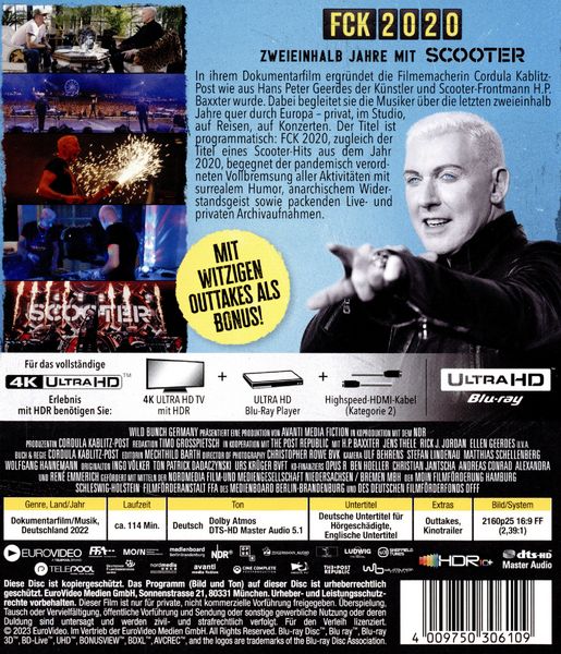Produktbild: FCK 2020 - Zweieinhalb Jahre mit Scooter (+ Blu-ray)