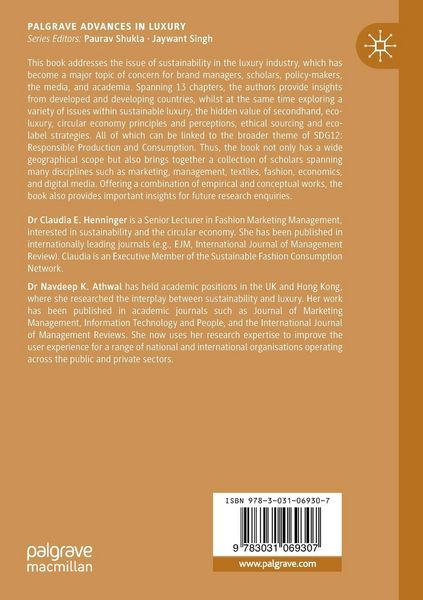 Produktbild: Sustainable Luxury
