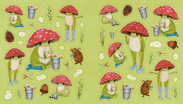 Produktbild: The Little Frog Sticker Book