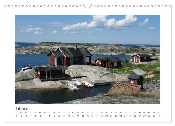 Produktbild: Stockholmer Sch&auml;rengarten (Wandkalender 2026 DIN A3 quer), CALVENDO Monatskalender