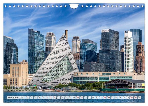 Produktbild: NEW YORK CITY Urbane Magie (Wandkalender 2026 DIN A4 quer), CALVENDO Monatskalender