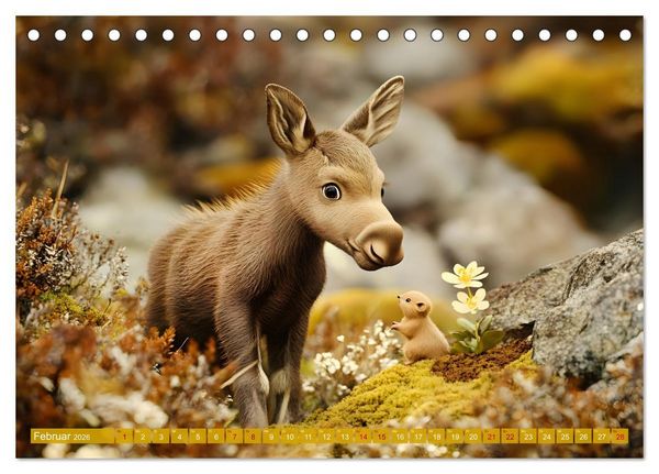 Produktbild: Emil und die Wunder der Natur (Tischkalender 2026 DIN A5 quer), CALVENDO Monatskalender