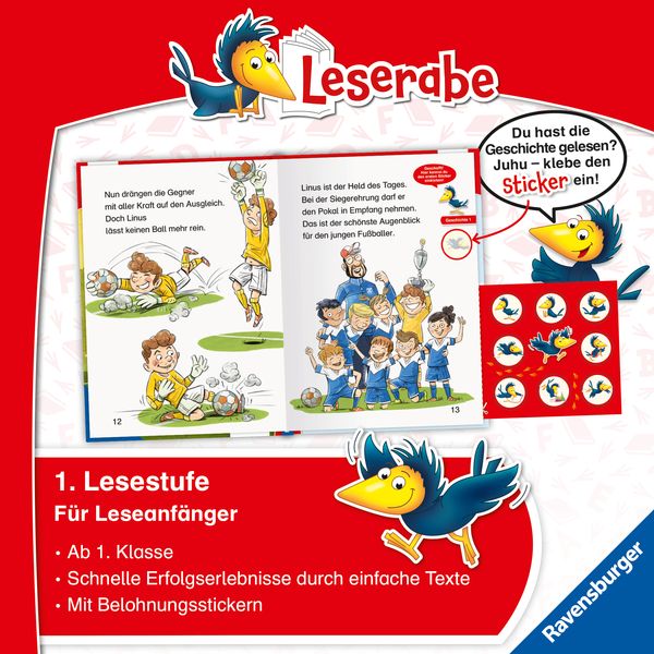 Leserabe 1. Lesestufe - Fußballgeschichten
