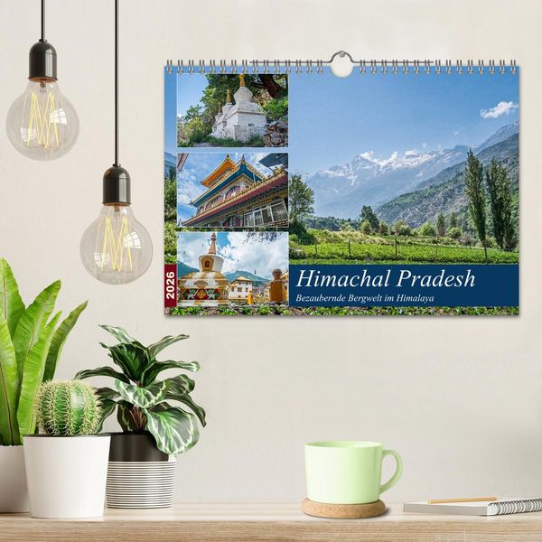 Produktbild: Himachal Pradesh - Bezaubernde Bergwelt im Himalaya (Wandkalender 2026 DIN A4 quer), CALVENDO Monatskalender