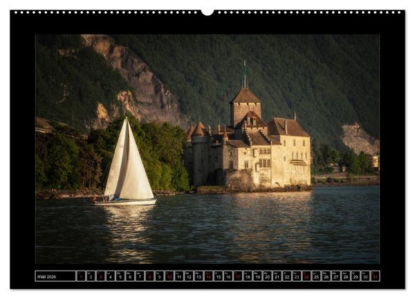 Produktbild: Paysages suisses (Calendrier mural 2026 DIN A2 vertical) calendrier de bureau
