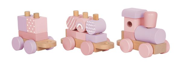 Produktbild: Holzzug rosa