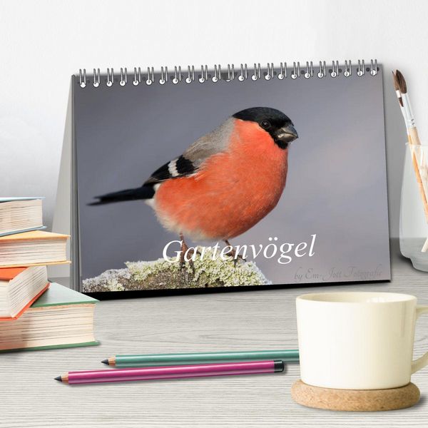 Produktbild: V&ouml;gel aus dem Garten (Tischkalender 2026 DIN A5 quer), CALVENDO Monatskalender