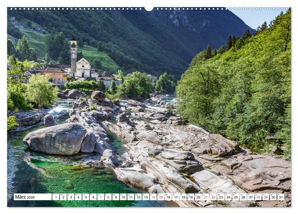 Produktbild: Der gr&uuml;ne Fluss (hochwertiger Premium Wandkalender 2026 DIN A2 quer), Kunstdruck in Hochglanz