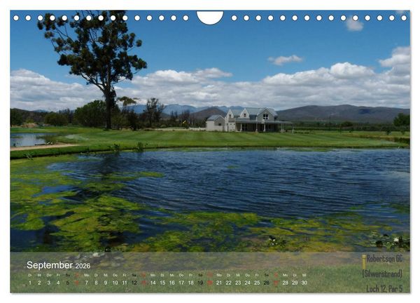 Produktbild: Golfpl&auml;tze Kapstadt - Cape Winelands und Overberg (Wandkalender 2026 DIN A4 quer), CALVENDO Monatskalender