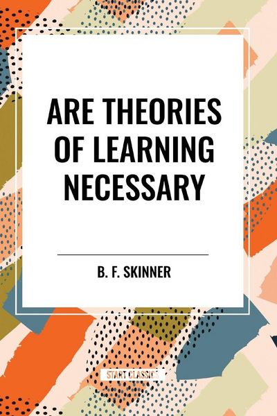 Produktbild: Are Theories of Learning Necessary
