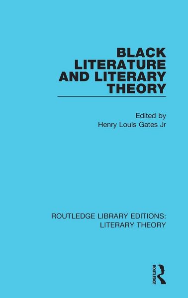 Produktbild: Black Literature and Literary Theory