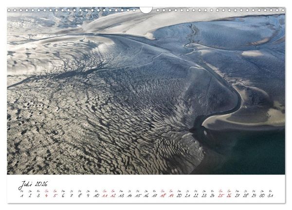 Produktbild: Naturpark Wattenmeer und Helgoland (Wandkalender 2026 DIN A3 quer), CALVENDO Monatskalender