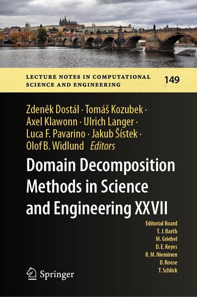 Produktbild: Domain Decomposition Methods in Science and Engineering XXVII
