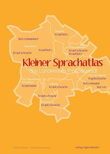 Produktbild: Kleiner Sprachatlas des Landkreises Freudenstadt