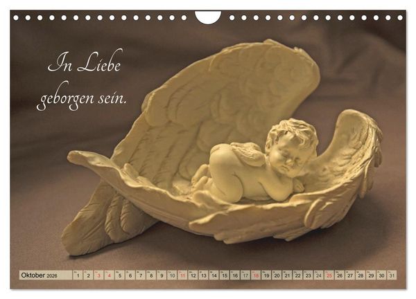 Produktbild: Engel - Die Worte der Liebe (Wandkalender 2026 DIN A4 quer), CALVENDO Monatskalender
