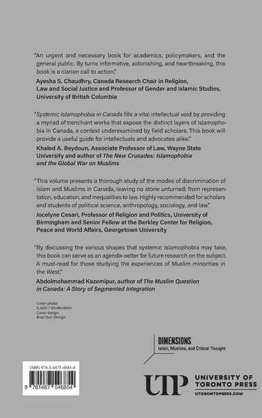 Produktbild: Systemic Islamophobia in Canada