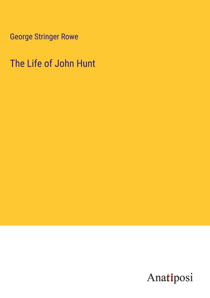 Produktbild: The Life of John Hunt