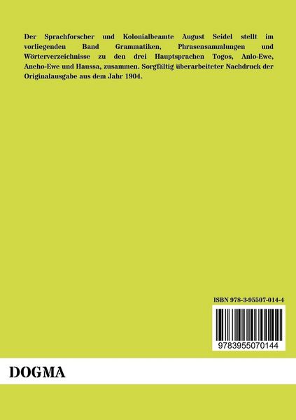 Produktbild: Togo-Sprachen
