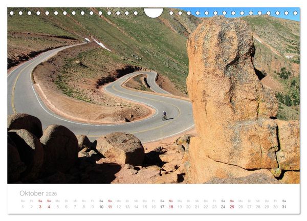 Produktbild: Colorado - H&ouml;henrausch mit dem Rennrad (Wandkalender 2026 DIN A4 quer), CALVENDO Monatskalender