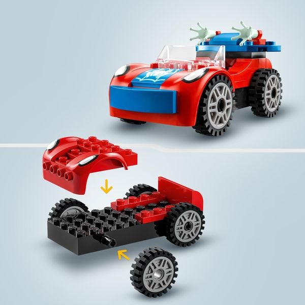 LEGO Marvel 10789 Spider-Mans Auto und Doc Ock Spidey Set, 4+ Spielzeug