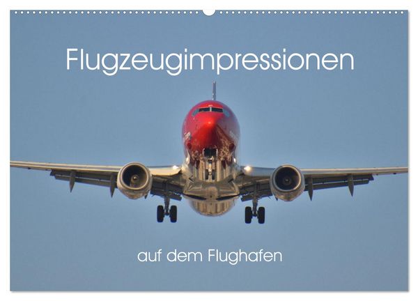 Produktbild: Flugzeugimpressionen auf dem Flughafen (Wandkalender 2026 DIN A2 quer), CALVENDO Monatskalender