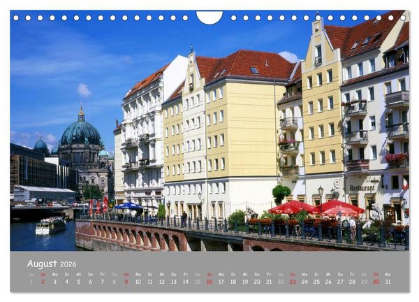 Produktbild: Weltstadt Berlin (Wandkalender 2026 DIN A4 quer), CALVENDO Monatskalender