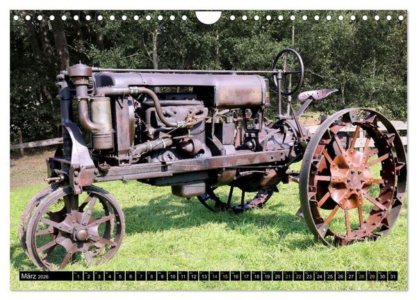 Produktbild: Rostige alte Traktoren (Wandkalender 2026 DIN A4 quer), CALVENDO Monatskalender